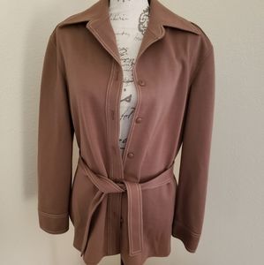 Vintage brown blazer jacket